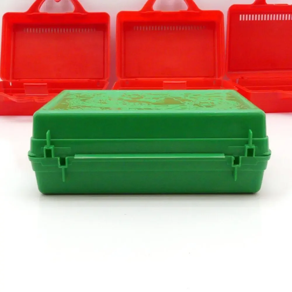 Lot of 4 Vintage 80s McDONALDS Happy Meal On the Go Lunch Box Pencil Case 1988